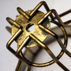 The Vellabrass Pendant — Single Cage Light