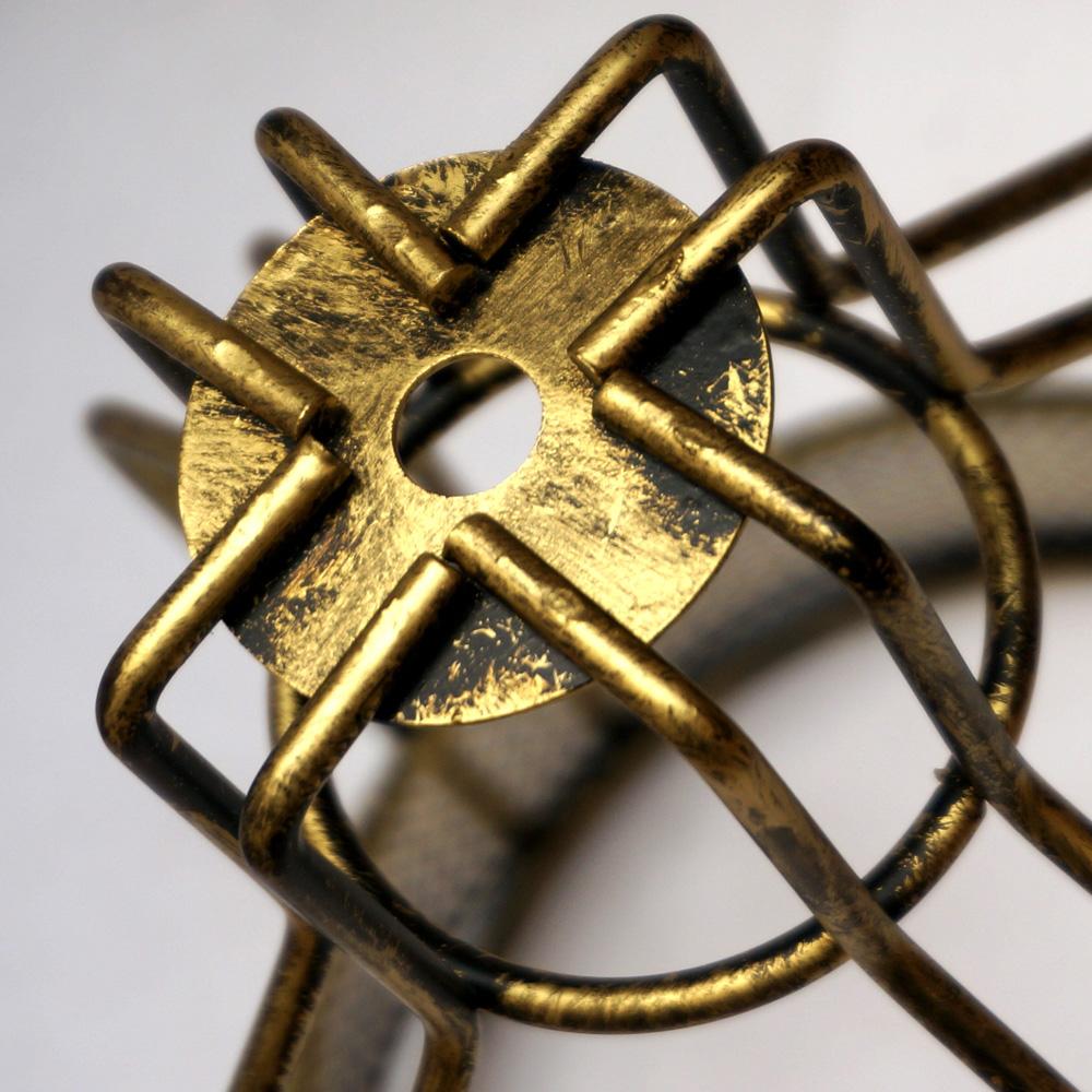 The Vellabrass Pendant — Single Cage Light