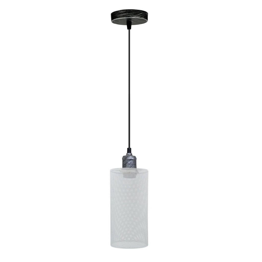 The Foundry Pendant — Industrial Mesh Cage Light
