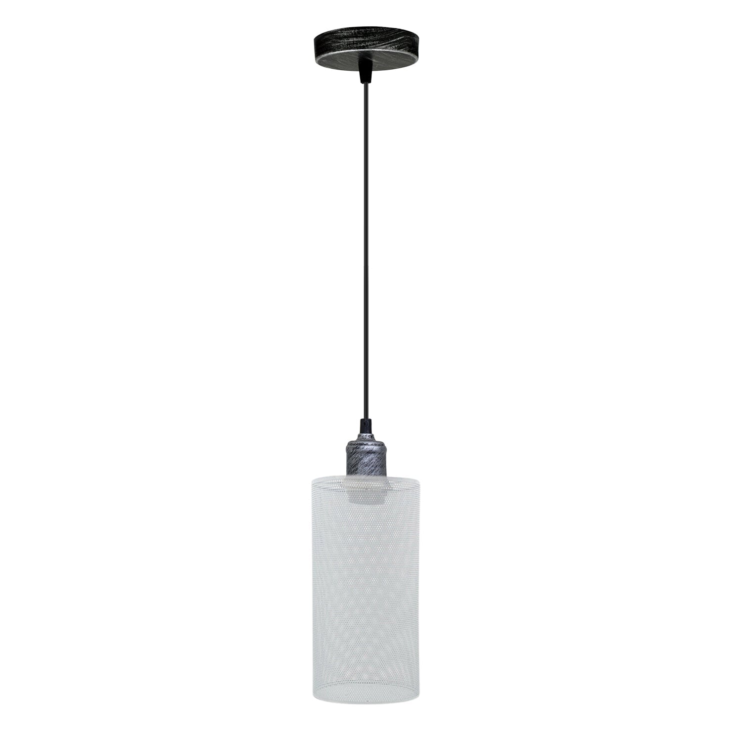 The Foundry Pendant — Industrial Mesh Cage Light