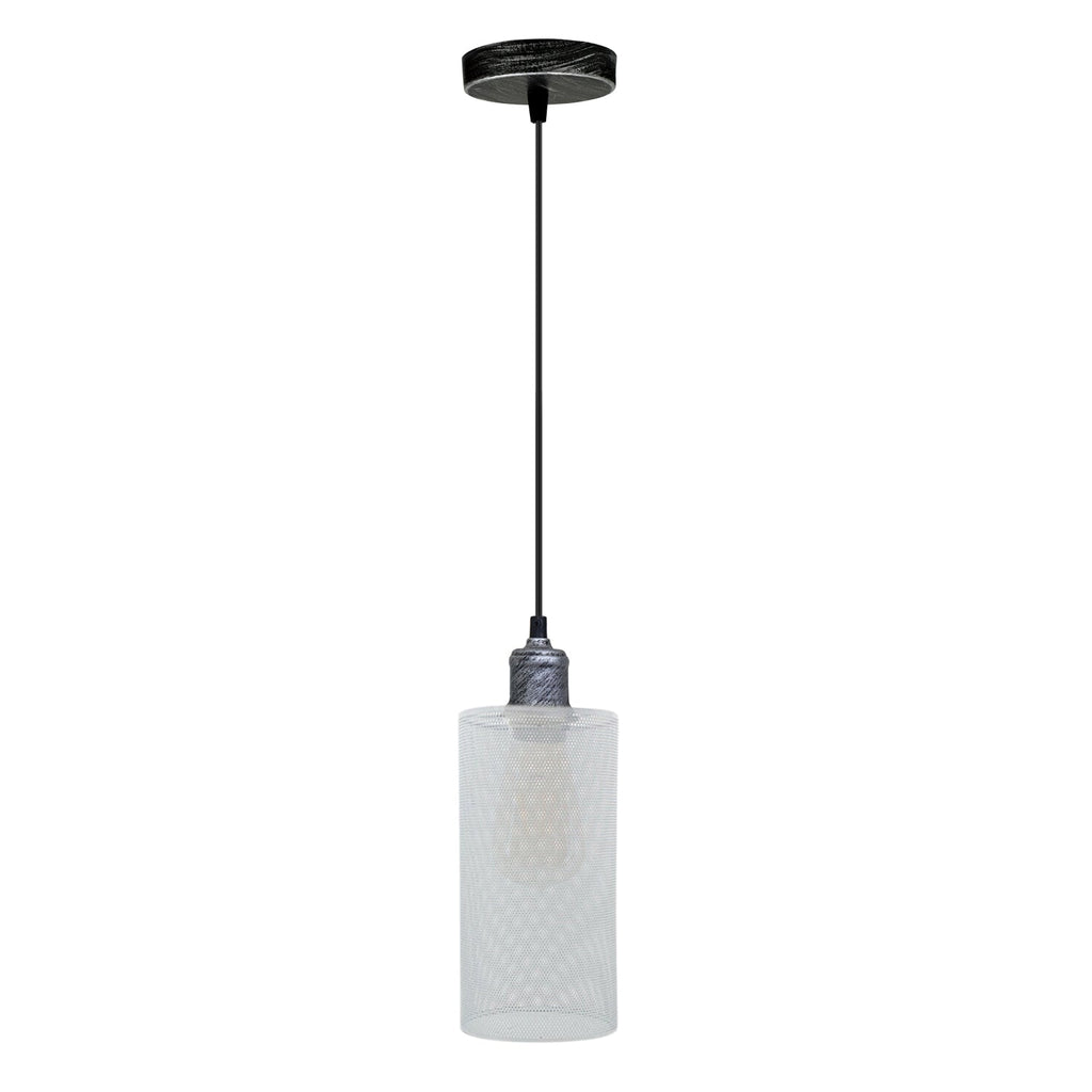 The Foundry Pendant — Industrial Mesh Cage Light