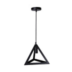 The Apex Shade — Triangular Cage, Matte Black