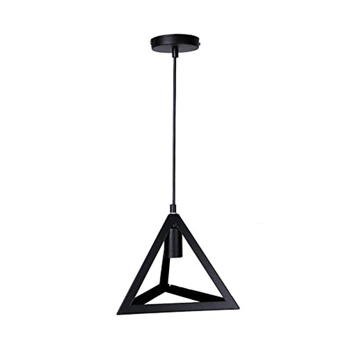 The Apex Shade — Triangular Cage, Matte Black