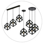 The Prismara Pendant — 3-Cluster Geometric Cube