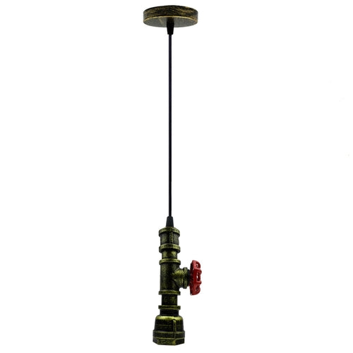 The Watervine Pendant — Single Water Pipe Light