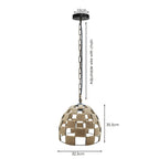 The Sienna Pendant — Woven Natural Fibre Dome Light