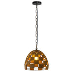 The Sienna Pendant — Woven Natural Fibre Dome Light