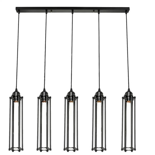 The Calshot Bar — 5-Light Cage Pendant