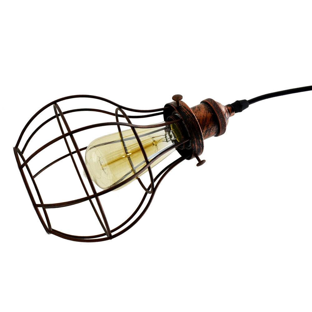 The Marchwood Pendant — 3-Way Teardrop Cage Chandelier