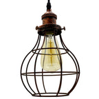 The Marchwood Pendant — 3-Way Teardrop Cage Chandelier