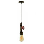 The Watervine Pendant — Single Water Pipe Light