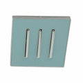 Aurelia – Brushed Chrome 3-Gang Wall Switch