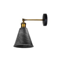 The Millbrook Cone — Brushed Silver Dimmable Wall Sconce