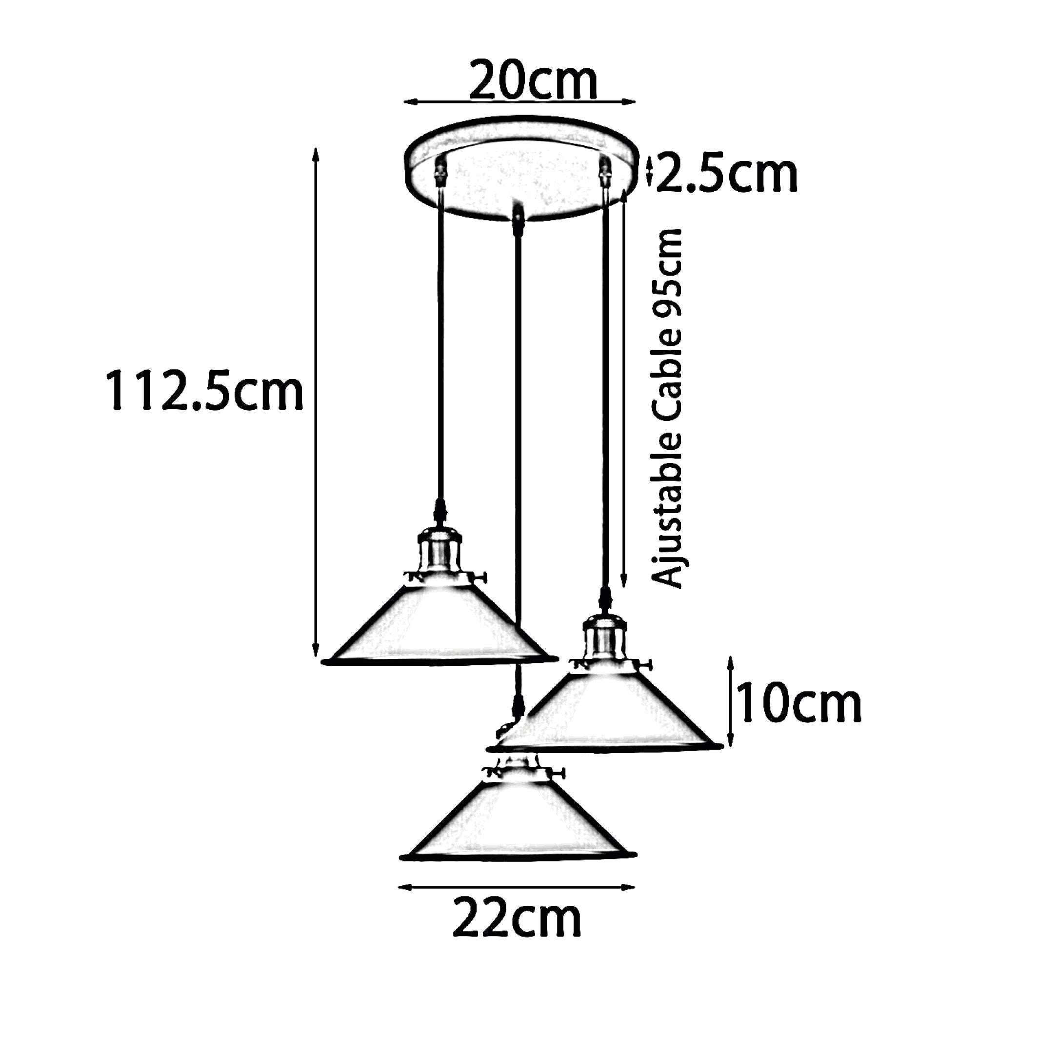 Mercer — Three-Light Chrome Cluster Chandelier — alternative angle, showing scale