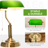 Lincoln — Banker's Library Table Lamp — shade detail