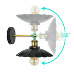 Marlow — Scalloped Dome Brass Wall Sconce — fitting detail