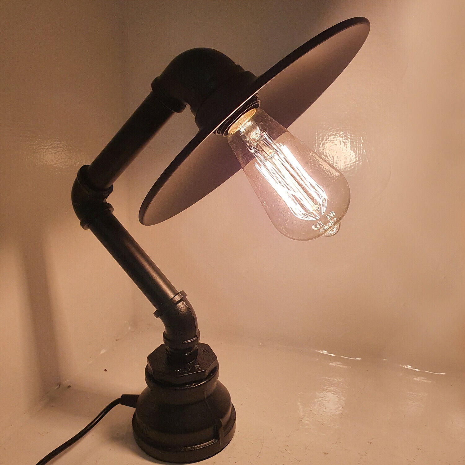 The Redgrave Lamp — Articulated Pipe Desk Lamp