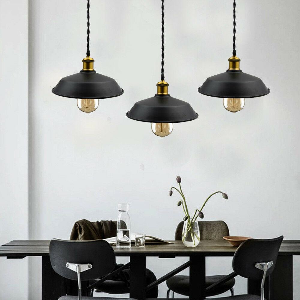 The Bellmoor Pendant — Black Barn Shade (3-Pack)