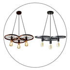 The Sprocket Pendant — 3-Wheel Cluster Chandelier