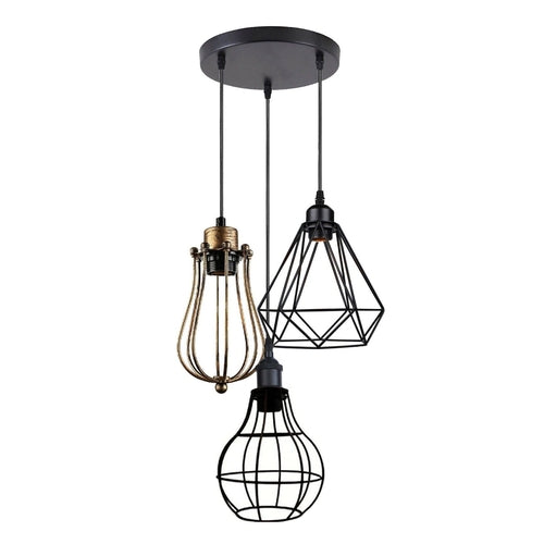 The Trellica Pendant — Triple Cage Cluster