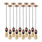 The Foxglove Pendant Set — Rose Gold (10-Drop)