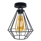 Shoreditch - Black Wire Cage Industrial Ceiling Pendant
