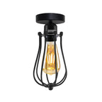 Spitalfields — Black Balloon Cage E27 Ceiling Pendant