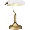 Lincoln — Banker's Library Table Lamp — angled view