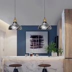 The Argentia Pendant — 3-Light Metal Shade Set