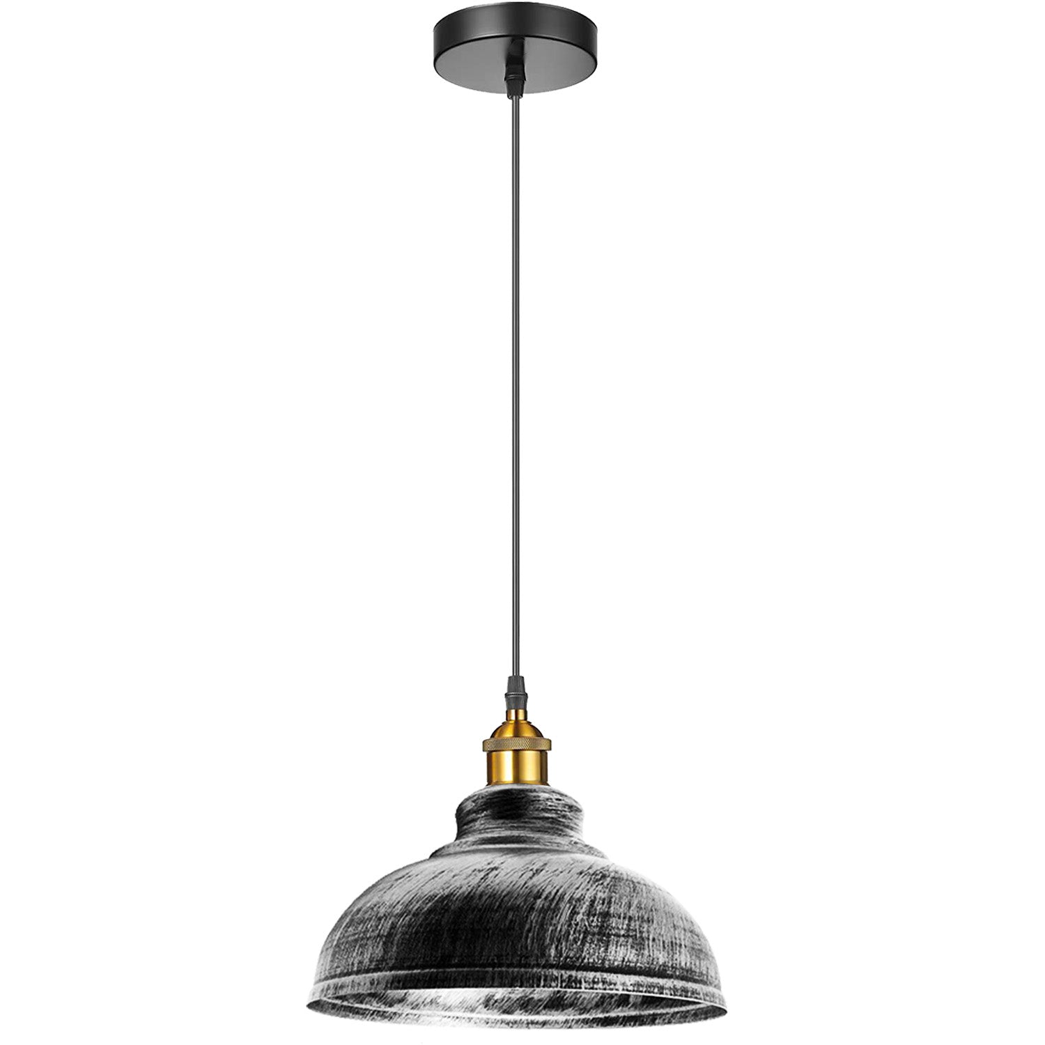 The Argentia Pendant — 3-Light Metal Shade Set