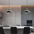 The Argentia Pendant — 3-Light Metal Shade Set