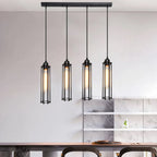 The Calshot Bar — 4-Light Cage Pendant