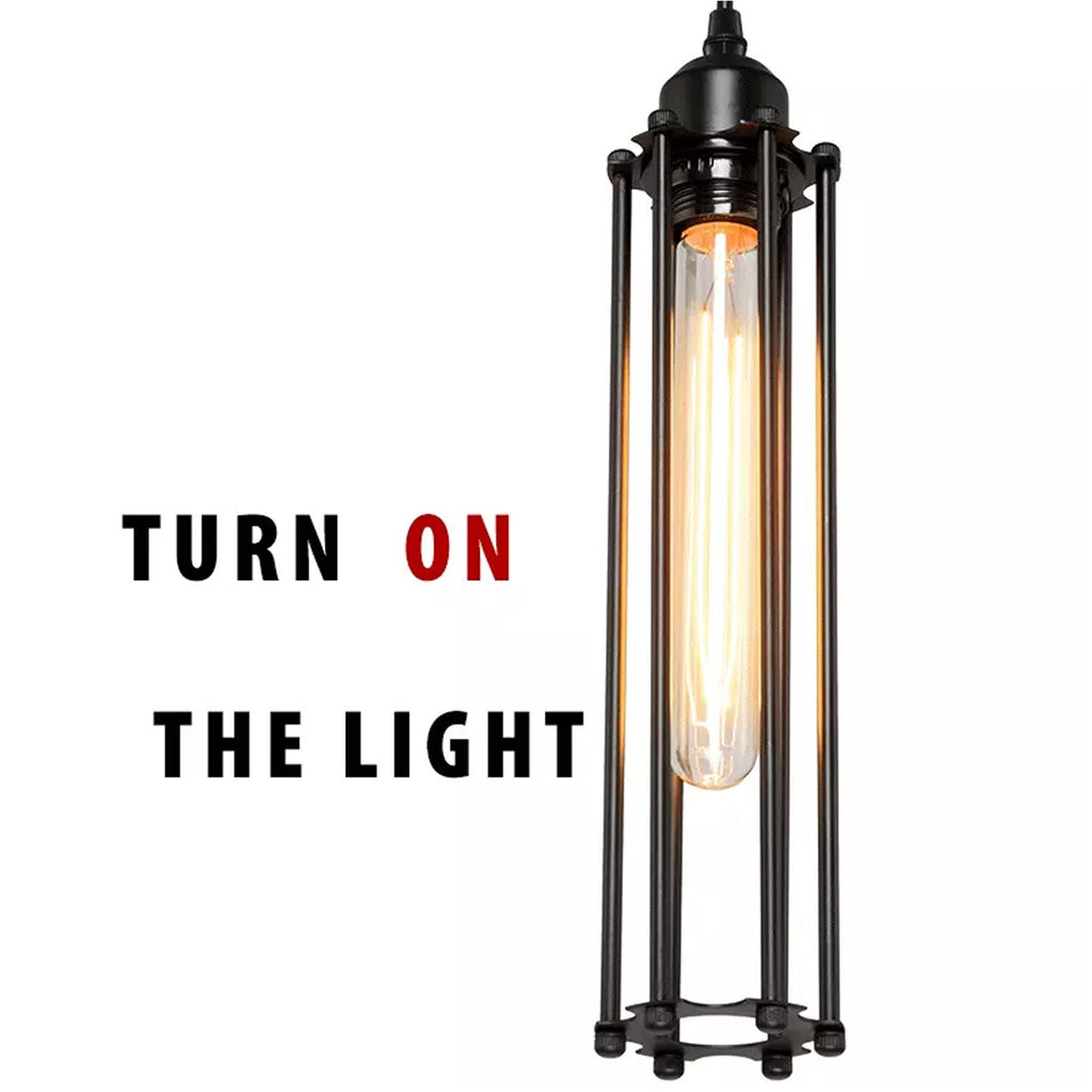 The Sedgewick Pendant — Slim Wire Cage