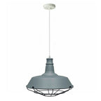 The Slatevane Pendant — Single Industrial Dome