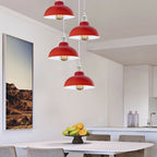 The Sangria Kitchen Island Pendant — Red Multi-Outlet Cluster