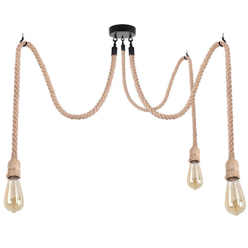 The Wraithorne Pendant — Hemp Rope, Multi-Head