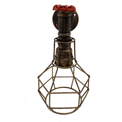 The Pemberton Sconce — Pipe Cage Wall Light