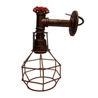 The Pemberton Sconce — Pipe Cage Wall Light