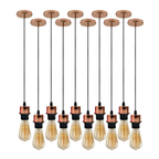The Foxglove Pendant Set — Rose Gold (10-Drop)