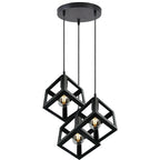 The Prismara Pendant — 3-Cluster Geometric Cube