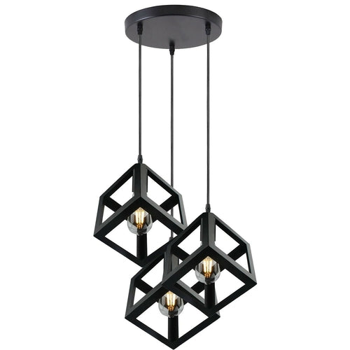 The Prismara Pendant — 3-Cluster Geometric Cube