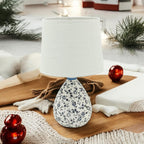 The Bramble Table Lamp — Floral Ceramic Bedside Lamp
