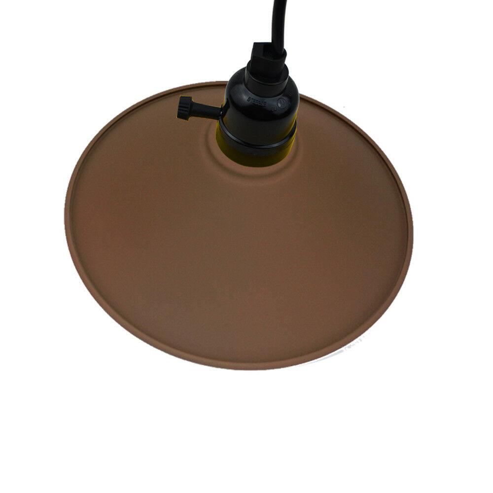 The Marlow Pendant — Cone Shade, Brown