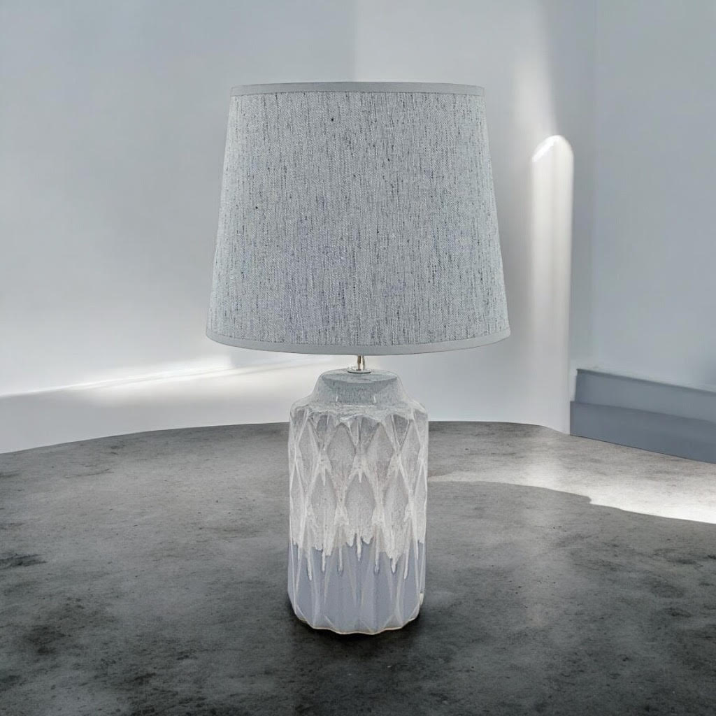 The Silvermarl — Two-Tone Ceramic Table Lamp