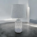 The Silvermarl — Two-Tone Ceramic Table Lamp