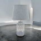 The Silvermarl — Two-Tone Ceramic Table Lamp