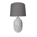 The Elderfen Table Lamp — Textured Ceramic Urn