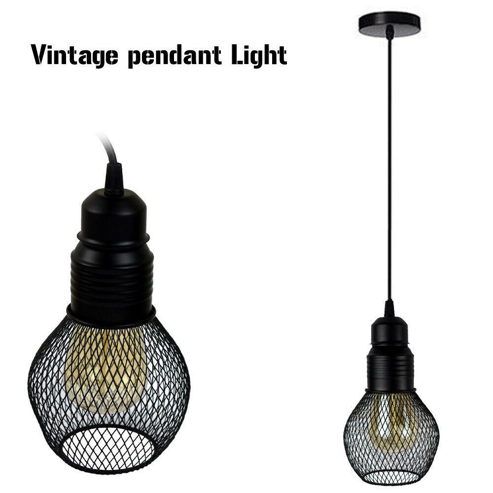 The Fitzroy Pendant — Vintage Cage Ceiling Light