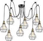 The Ashcombe Chandelier — 8-Arm Spider Pendant