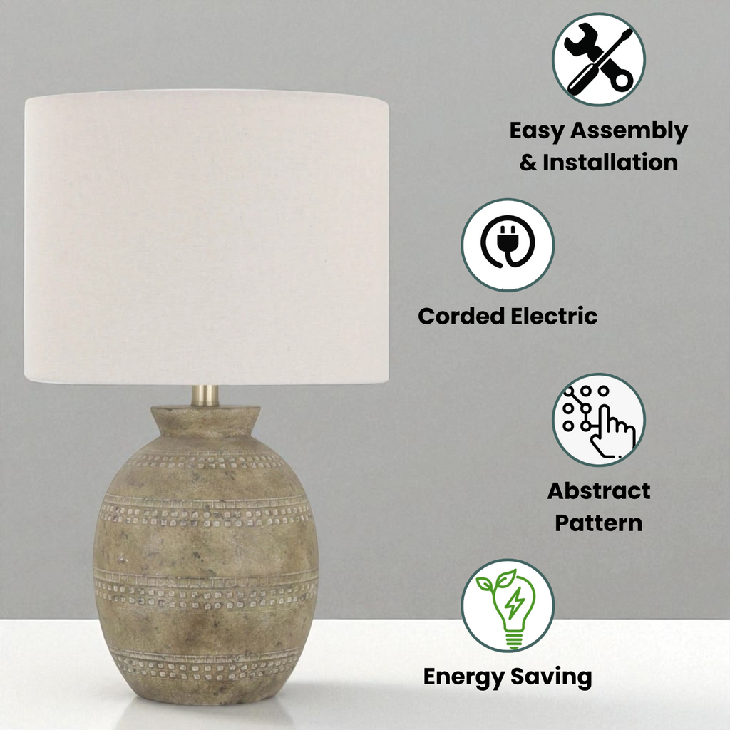 The Barleycombe — Farmhouse Urn Table Lamp